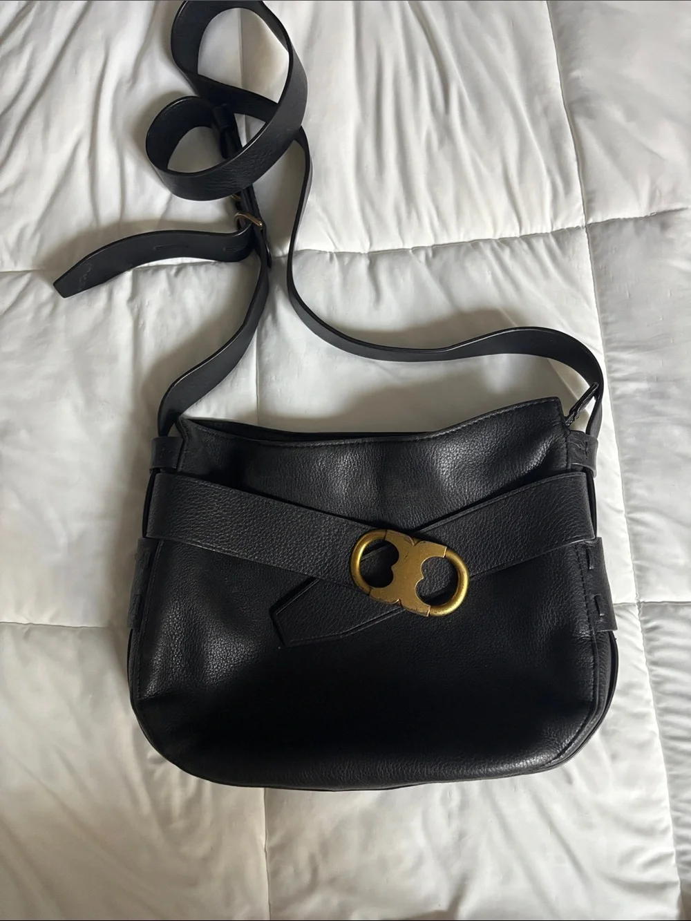 Tory Burch Gemini Link Belted Hobo Crossbody